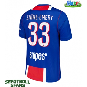Paris Saint-Germain Warren Zaire-Emery #33 Hemmatröja 2026-27 Kortärmad